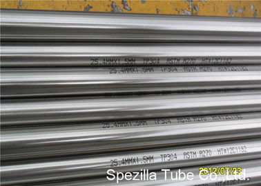 La tubatura dell'acciaio inossidabile 304, tubo 3A dell'acciaio inossidabile ha certificato 1,5" X 0,065" X 20FT